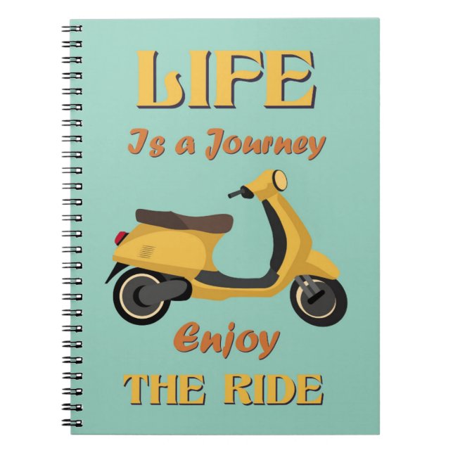 Cuaderno La vida es un portátil de viaje (Frente)