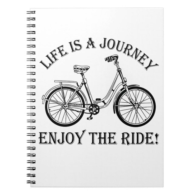 Cuaderno La Vida Es Un Viaje Disfrutar El Paseo (Frente)