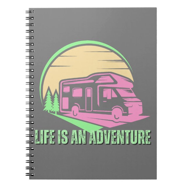 Cuaderno La vida es una aventura (Frente)