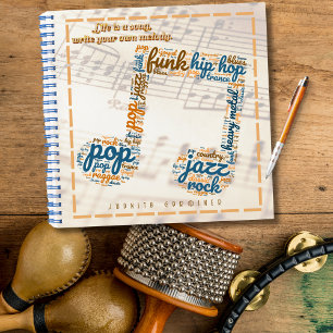 Cuaderno La vida es una canción, nota musical