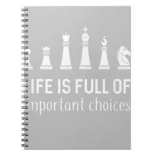 Cuaderno La Vida Está Llena De Opciones Importantes, Amante