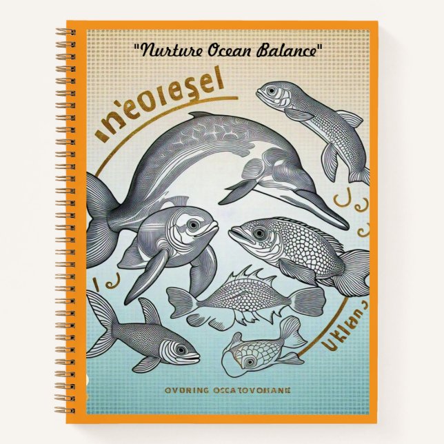 Cuaderno "La vida marina al borde del abismo" (Anverso)