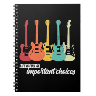 Cuaderno La vida retro vintage está llena de opciones impor