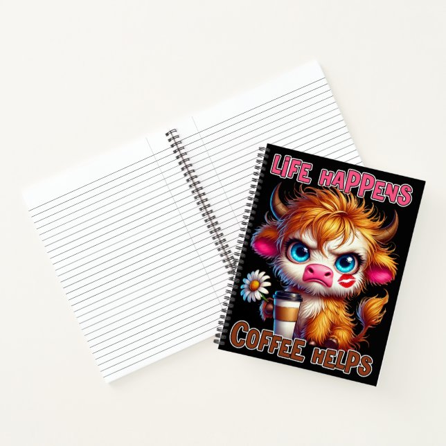 Cuaderno La Vida Sucede El Café Ayuda  (Interior)