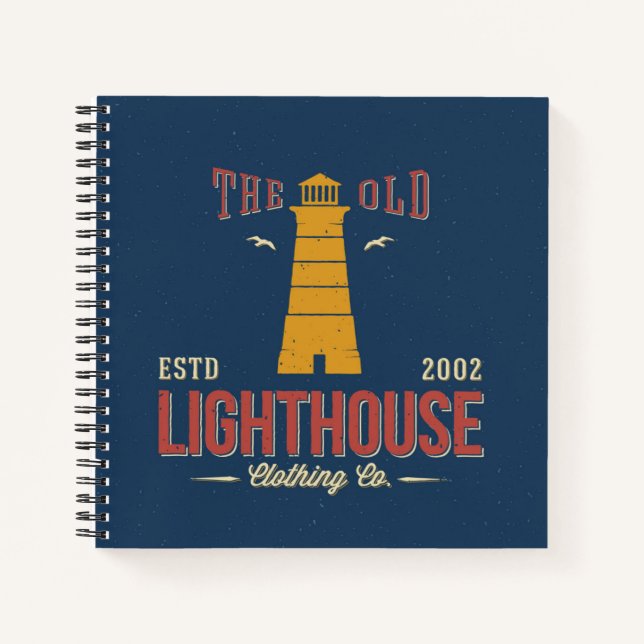 Cuaderno La vieja compañía de ropa de faro. (Anverso)