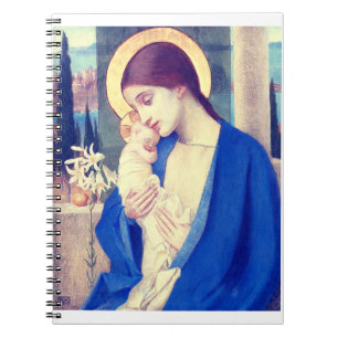 Cuaderno La Virgen María y el Niño Jesús Gracia del Renacim