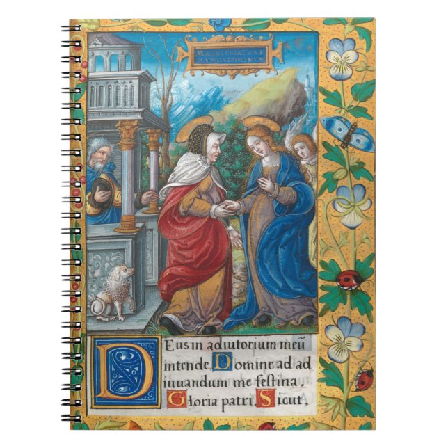 Cuaderno La visita del manuscrito medieval de Santa Isabel (Frente)