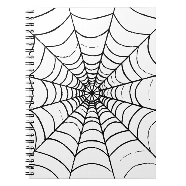 Cuaderno La web de una araña simple (Frente)