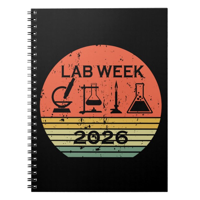 Cuaderno Lab Week 2026 Medical Laboratory Professionals (Frente)