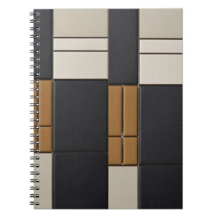 Cuaderno Laberinto Arquitectónico Surrealista Espiral Abstr