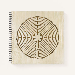 Cuaderno Laberinto de Chartres - Símbolo Espiritual Antiguo