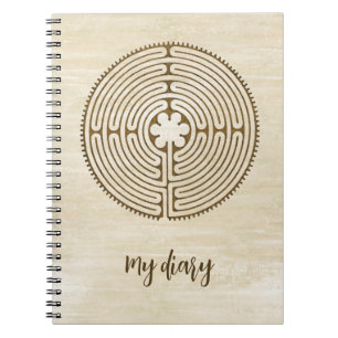 Cuaderno Laberinto de Chartres - Símbolo Espiritual Antiguo