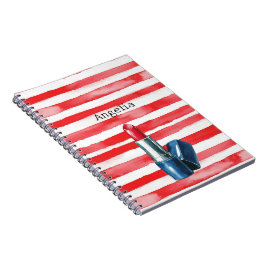 Cuaderno Labial Rojo Stripes French Riviera