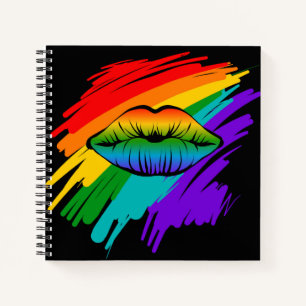 Cuaderno Labios del arcoiris