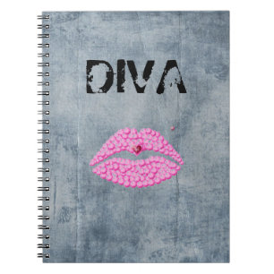 Cuaderno Labios descarados de la diva