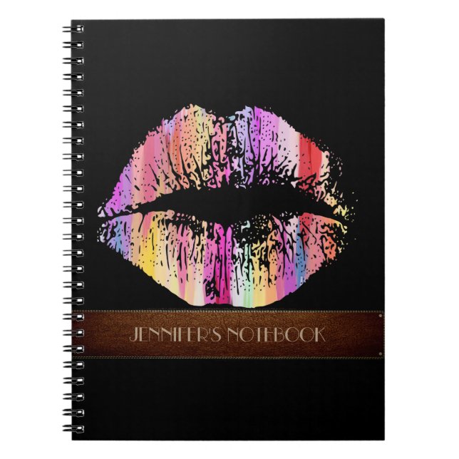 Cuaderno Labios estilizados #15 (Frente)