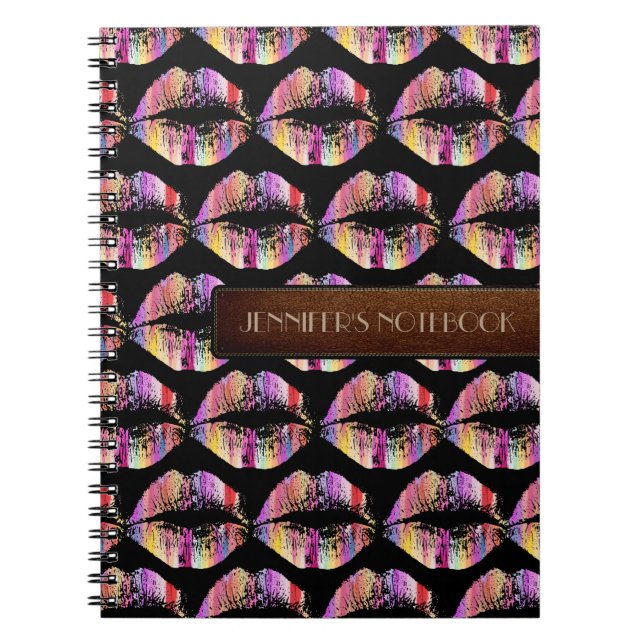 Cuaderno Labios estilizados #18 (Frente)