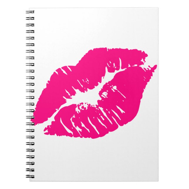 Cuaderno Labios rosados del beso (Frente)