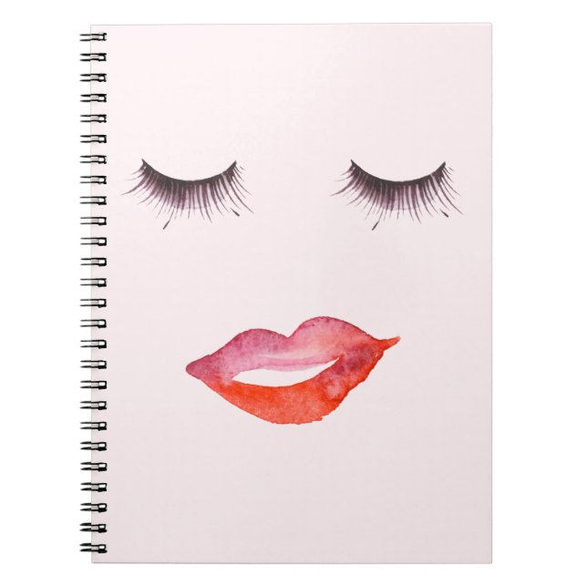 Cuaderno Labios y pestañas (Frente)