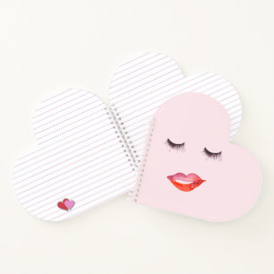 Cuaderno Labios y pestañas