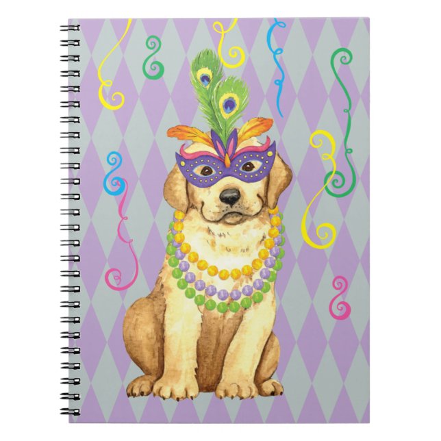 Cuaderno Laboratorio Amarillo Mardi Gras (Frente)