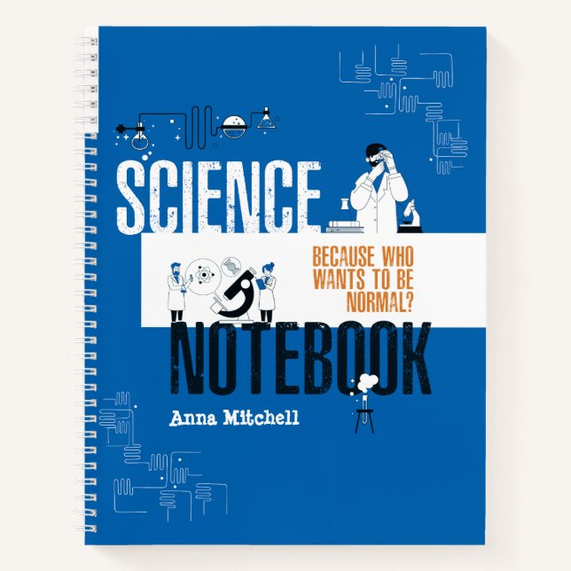 Cuaderno Laboratorio de Química Científica Personalizada (Anverso)