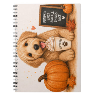 Cuaderno Labradoodle Café Otoño