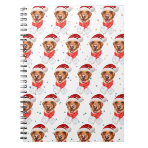 Cuaderno Labrador Dog Breed Christmas