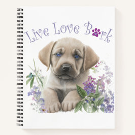 Cuaderno Labrador Dog Mom Floral