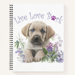 Cuaderno Labrador Dog Mom Floral