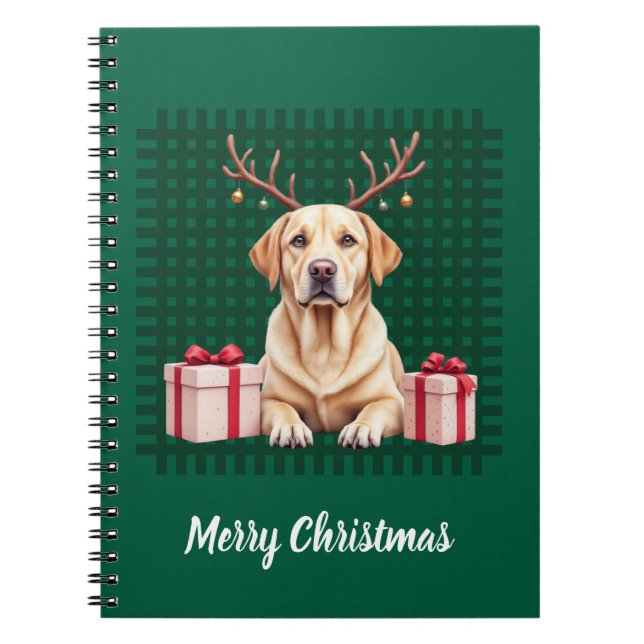 Cuaderno Labrador Reindeer (Frente)