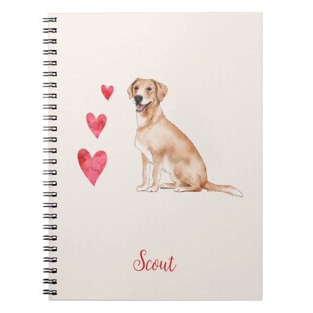 Cuaderno Labrador Retriever (Frente)