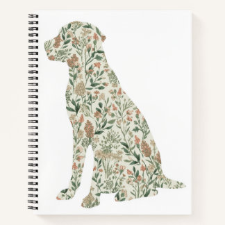 Cuaderno Labrador Retriever Wildflower Dog Mom Cottagecore 