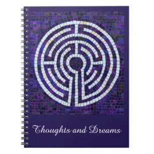 Cuaderno LABYRINTH VIII 6.5x8.75 Bloc de notas espirales + 