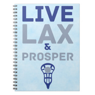 Cuaderno Lacrosse Live LAX y Prosper
