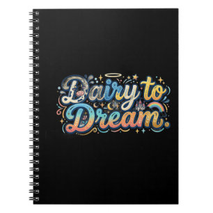Cuaderno Lácteos para Soñar – Camiseta Divertida con Juego 
