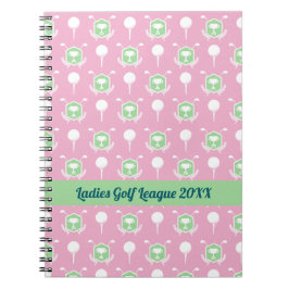 Cuaderno Ladies Golf League Spiral Notepad