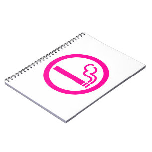 Cuaderno Ladies Smoking Area 喫煙女性 Japanese Sign