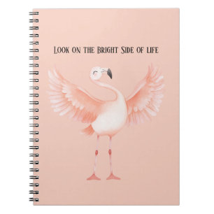 Cuaderno Lado Brillante de la Vida Flamenco Rosa