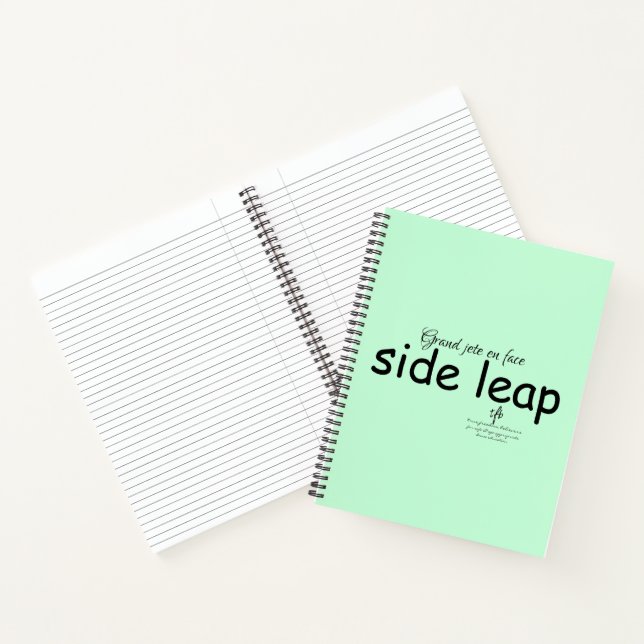 Cuaderno Lado Leap Mint Green y Black (Interior)