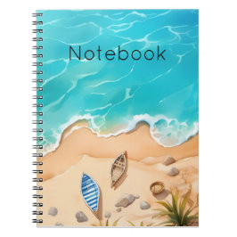 Cuaderno lado marino de acuarela