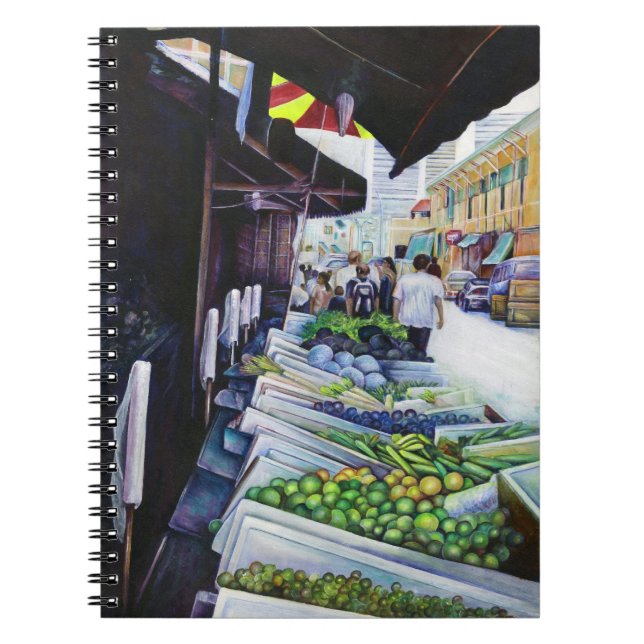 Cuaderno Lado más ligero de la calle Lavender, Singapur (Frente)