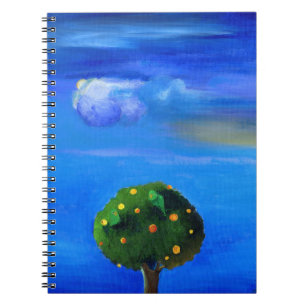 Cuaderno Lado positivo sobre el árbol anaranjado 2012