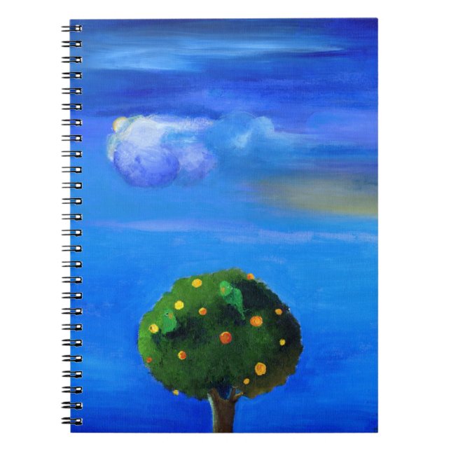 Cuaderno Lado positivo sobre el árbol anaranjado 2012 (Frente)