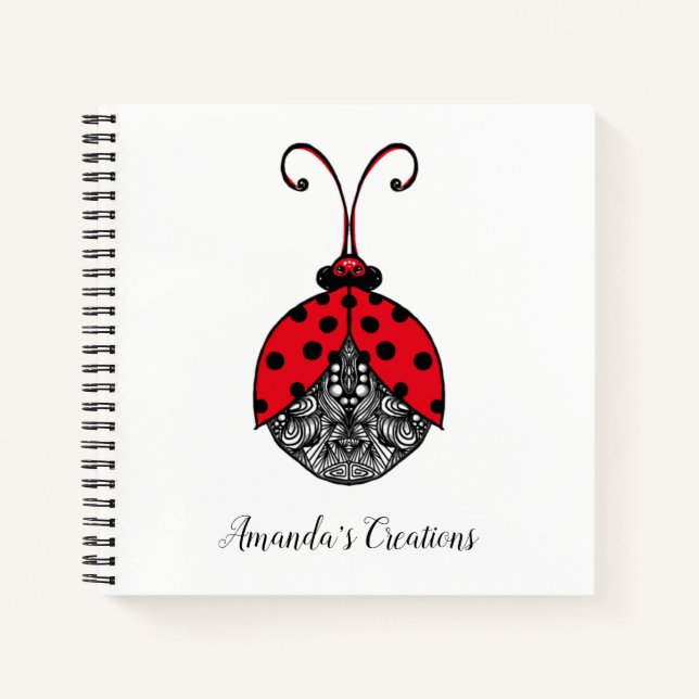 Cuaderno Ladriga de enredo negra y blanca (Anverso)