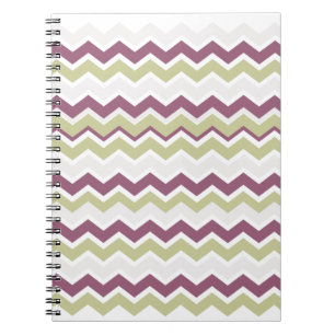 Cuaderno Ladrillo Chevron monogramado