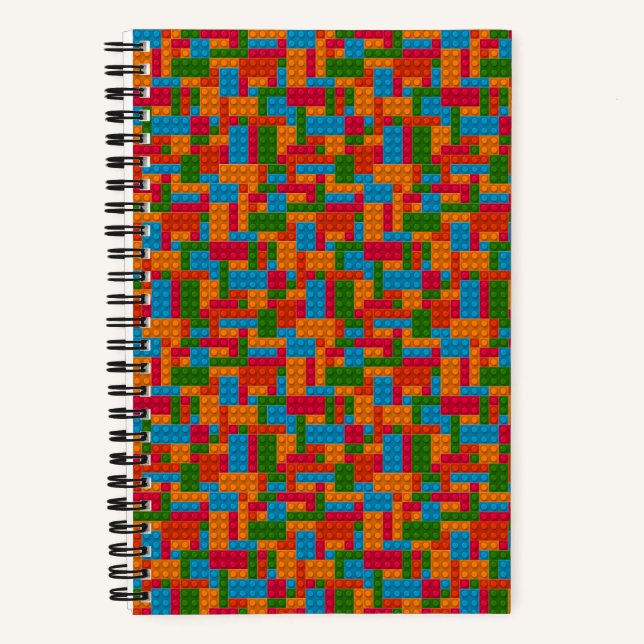 Cuaderno Ladrillo de Construcción Colorido (Anverso)