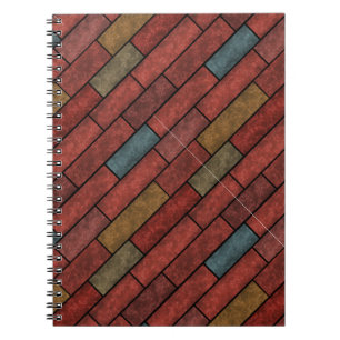Cuaderno Ladrillos de piedra sin soldadura colores verde na