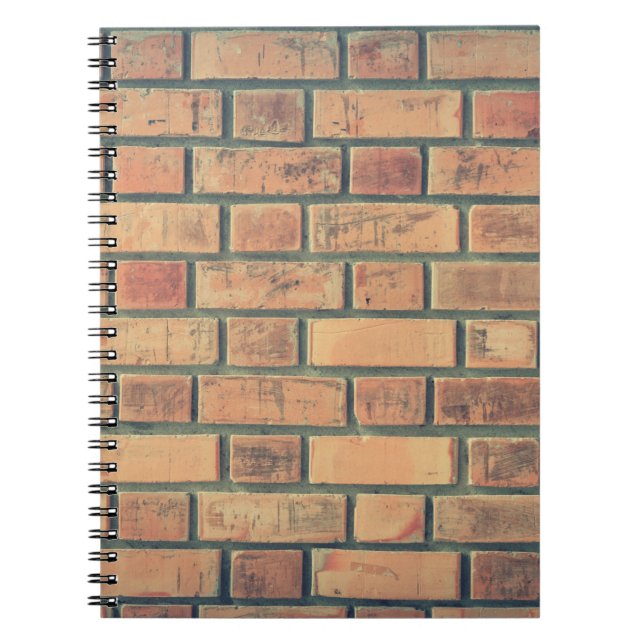 Cuaderno Ladrillos pared de piedra pared de ladrillo pared (Frente)