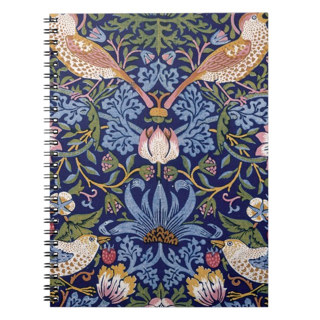 Cuaderno Ladrón de la fresa de William Morris (Frente)